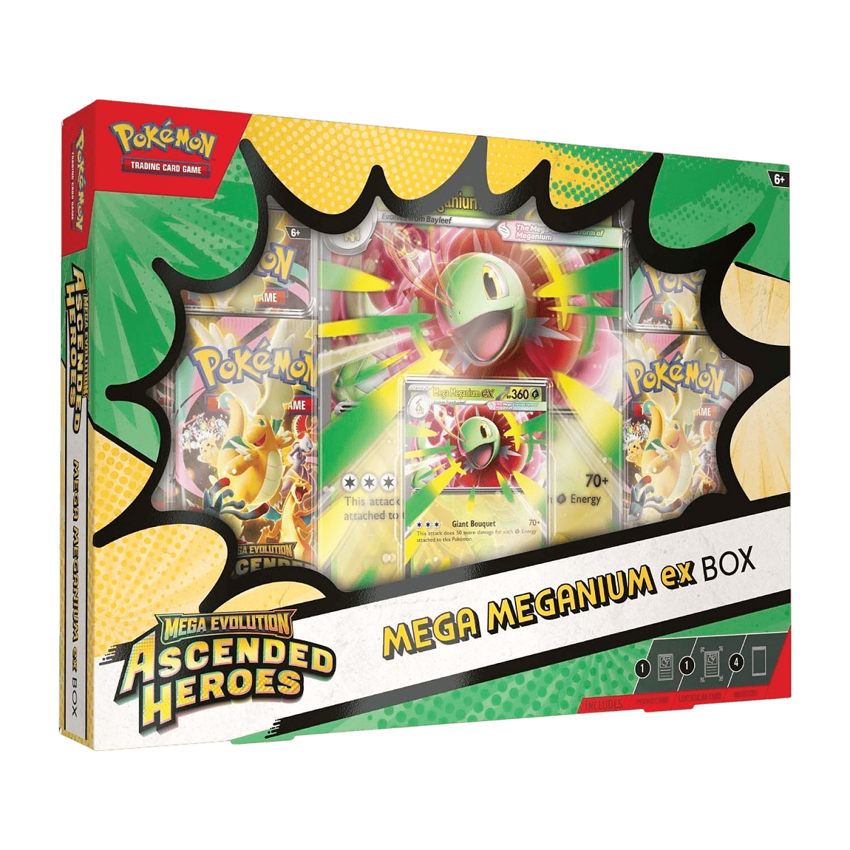 Pokemon Mega Evolution Ascended Heroes Mega Meganium ex Box premium collectible