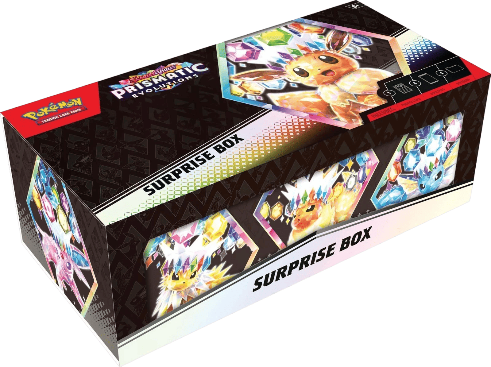 Pokemon Prismatic Evolution Surprise Box premium collectible
