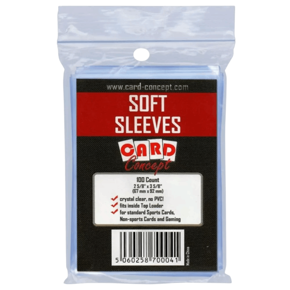 Card Concept - Standard Size Soft Sleeves x100 premium collectible