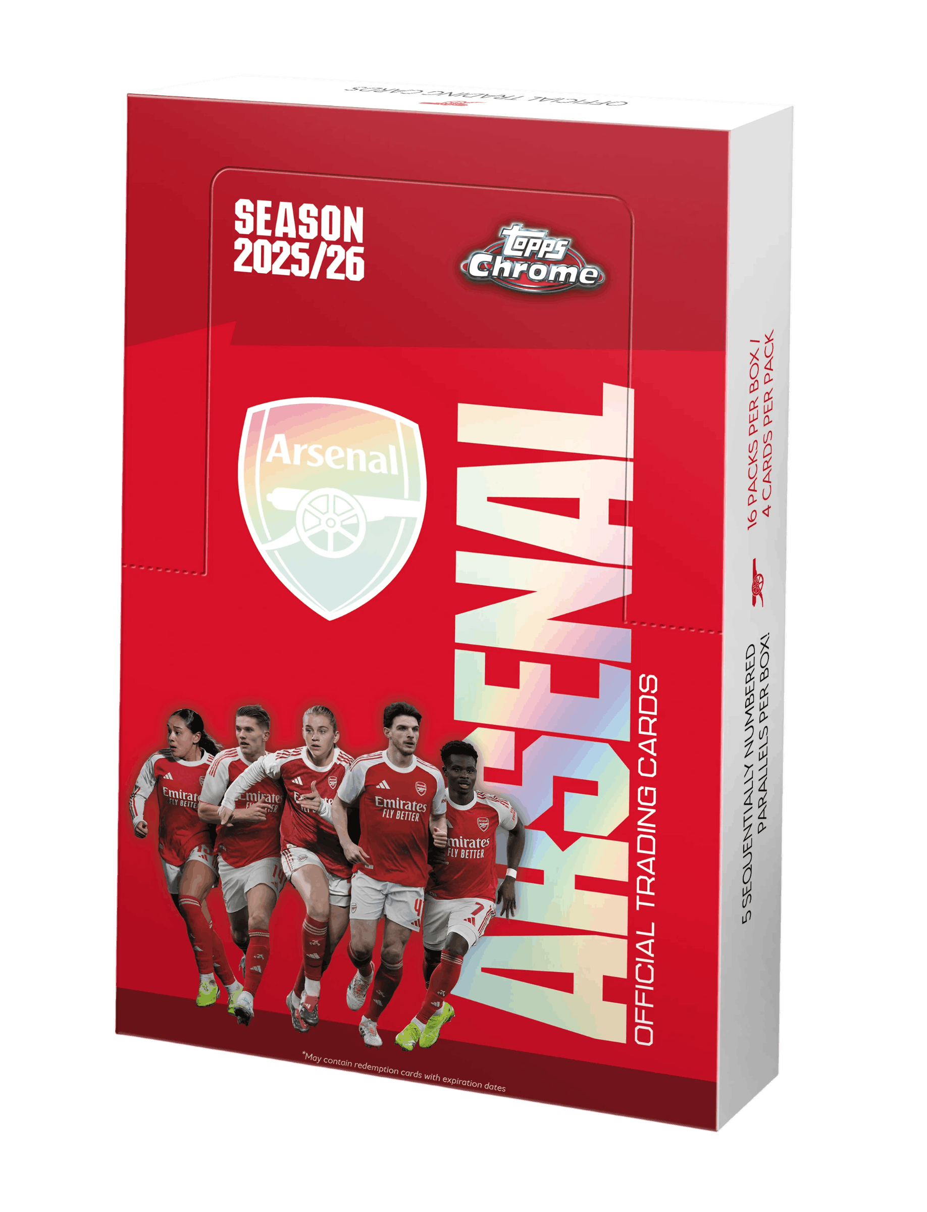 Topps Chrome Arsenal 2025/26 - Hobby Box premium collectible