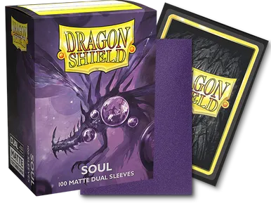 Dragon Shield Dual Matte Soul Standard Card Sleeves (100 Pack) premium collectible