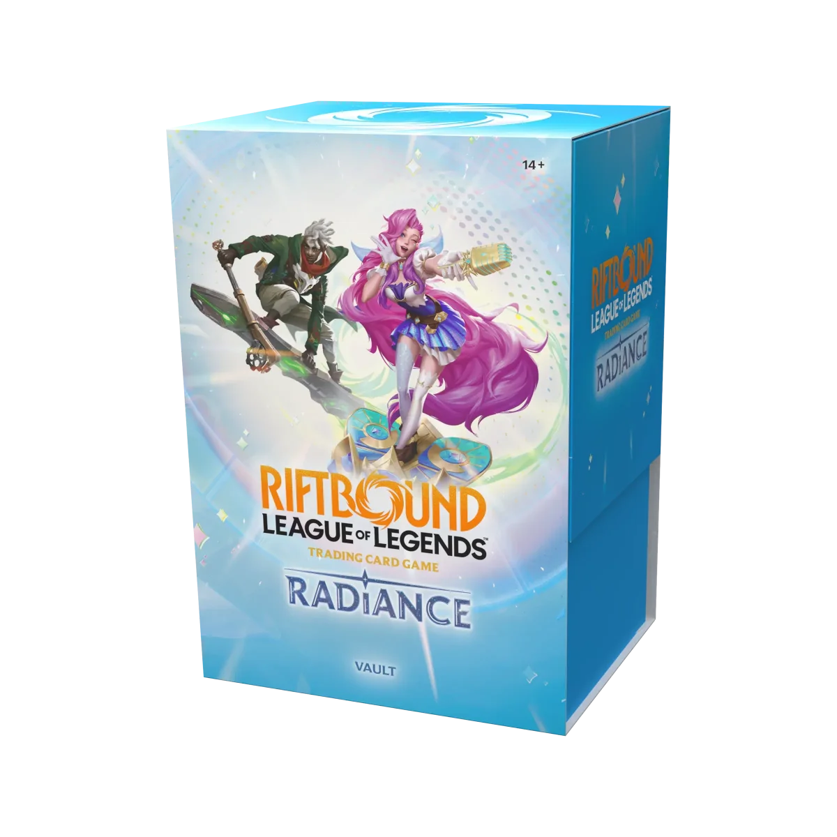 Riftbound League of Legends TCG Set 05 Radiance Vault Bundle with 6 booster packs, foil promo tokens and runes